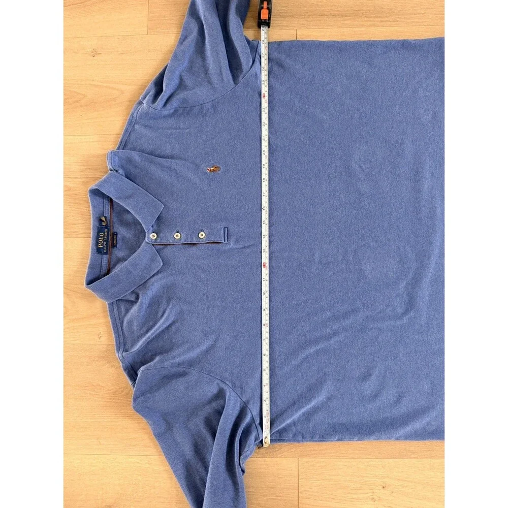 Polo Ralph Lauren Classic Fit Pima Soft Touch Blue long sleeve 100% cotton XXL